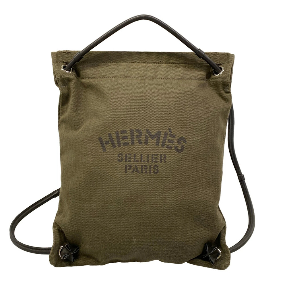 Hermes Sac Marine Khaki Dark Brown #368618H81B